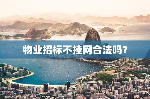 物业招标不挂网合法吗？