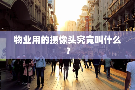物业用的摄像头究竟叫什么？