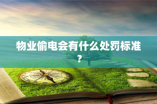 物业偷电会有什么处罚标准？