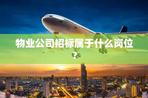 物业公司招标属于什么岗位？