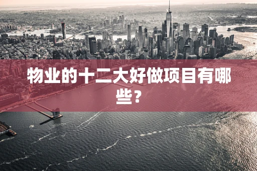 物业的十二大好做项目有哪些？