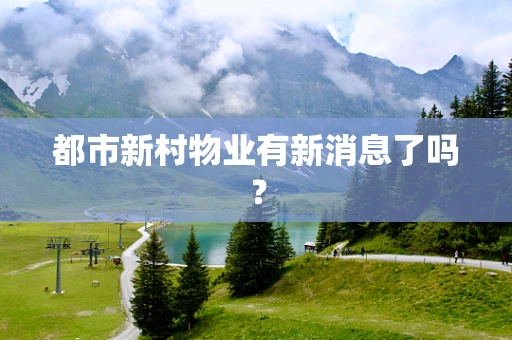 都市新村物业有新消息了吗？