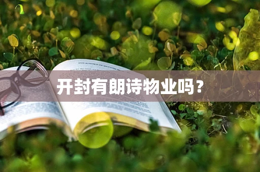 开封有朗诗物业吗？