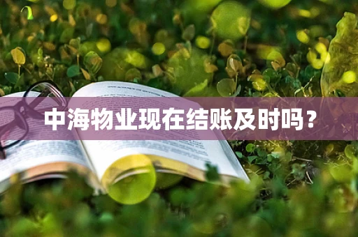 中海物业现在结账及时吗？