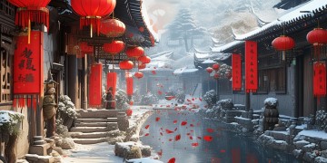 过年物业会送对联吗？