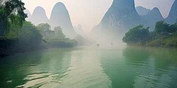漓江里会有物业巡逻吗？