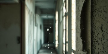 楼道墙皮脱落物业管吗?