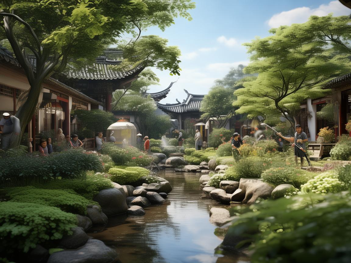中景苑物业平常会进行管理吗？